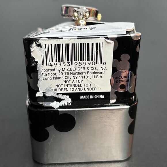 Disney Iconic Bracelet Watch Silver Gold Mickey Mouse Berger Co Metal Box READ - Picture 7 of 10